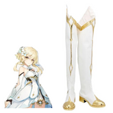 Genshin Impact Traveler Geo Boots Halloween Costumes Accessory Cosplay Shoes